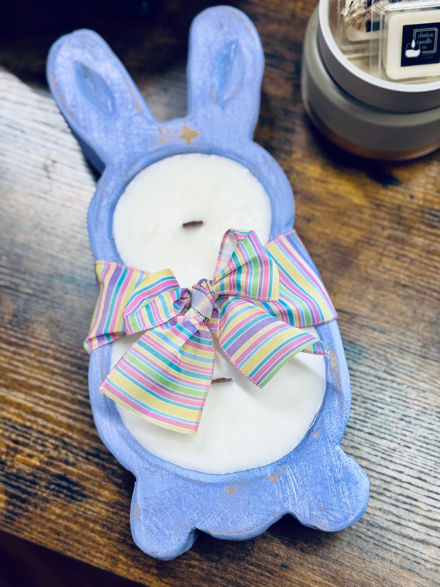 Bunny Dough Bowl Candle