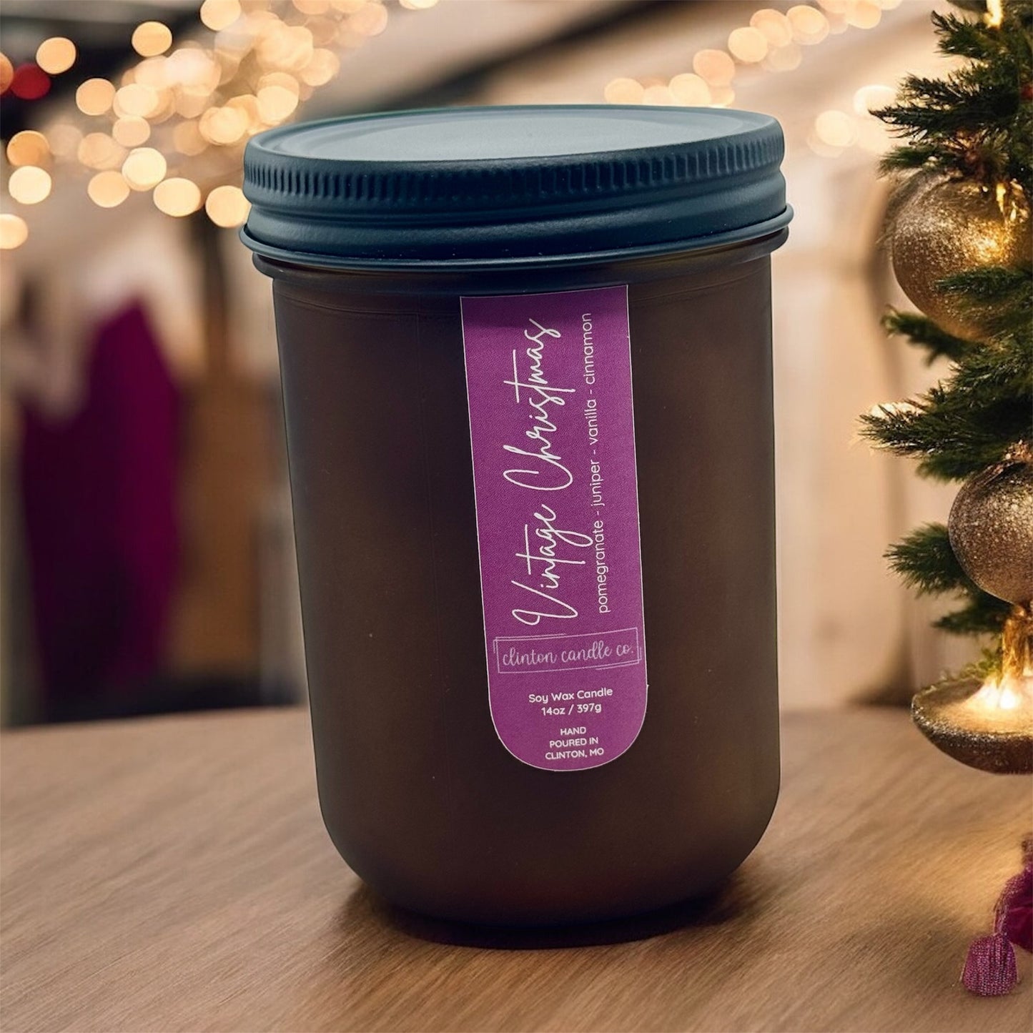 Vintage Christmas 14oz Candle