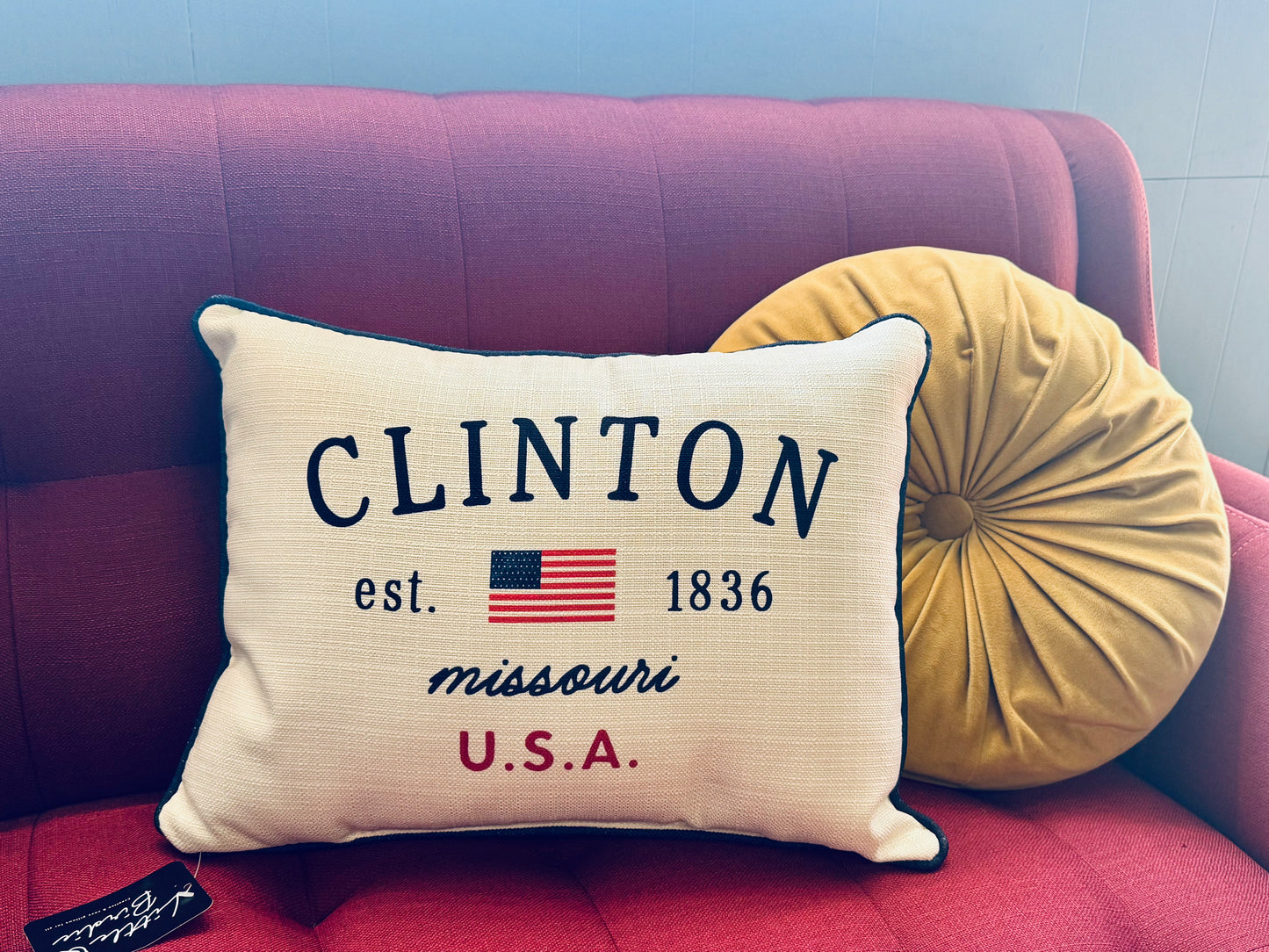 Clinton Main Street Pillow