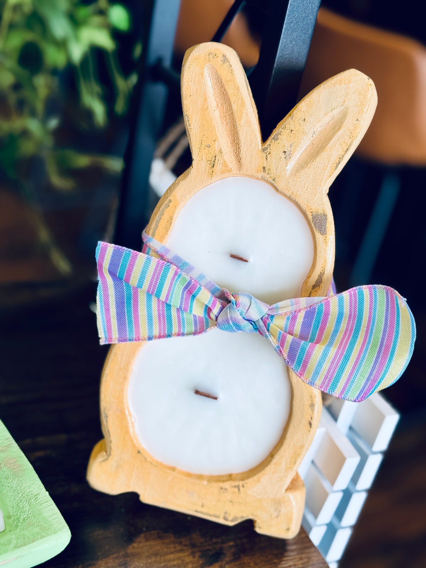 Bunny Dough Bowl Candle