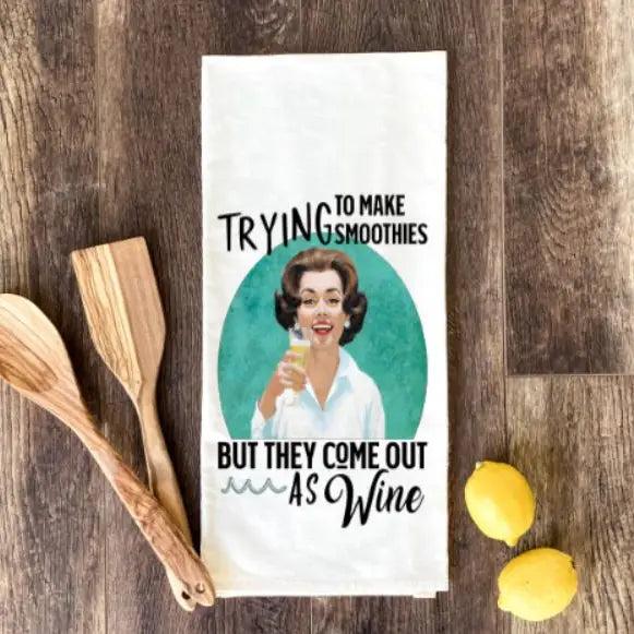 Cotton Tea Towel - Funny