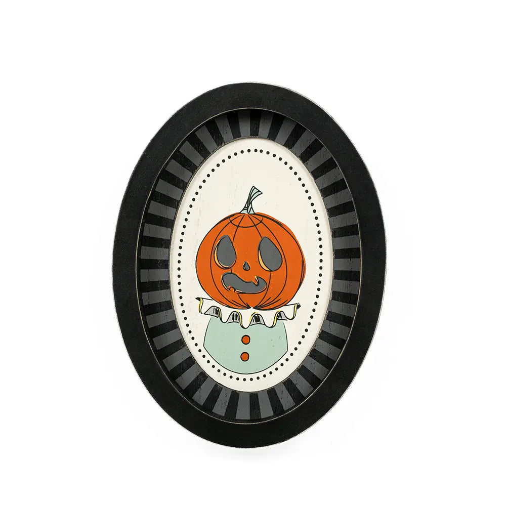 Oval Wood Frame - Jackolantern