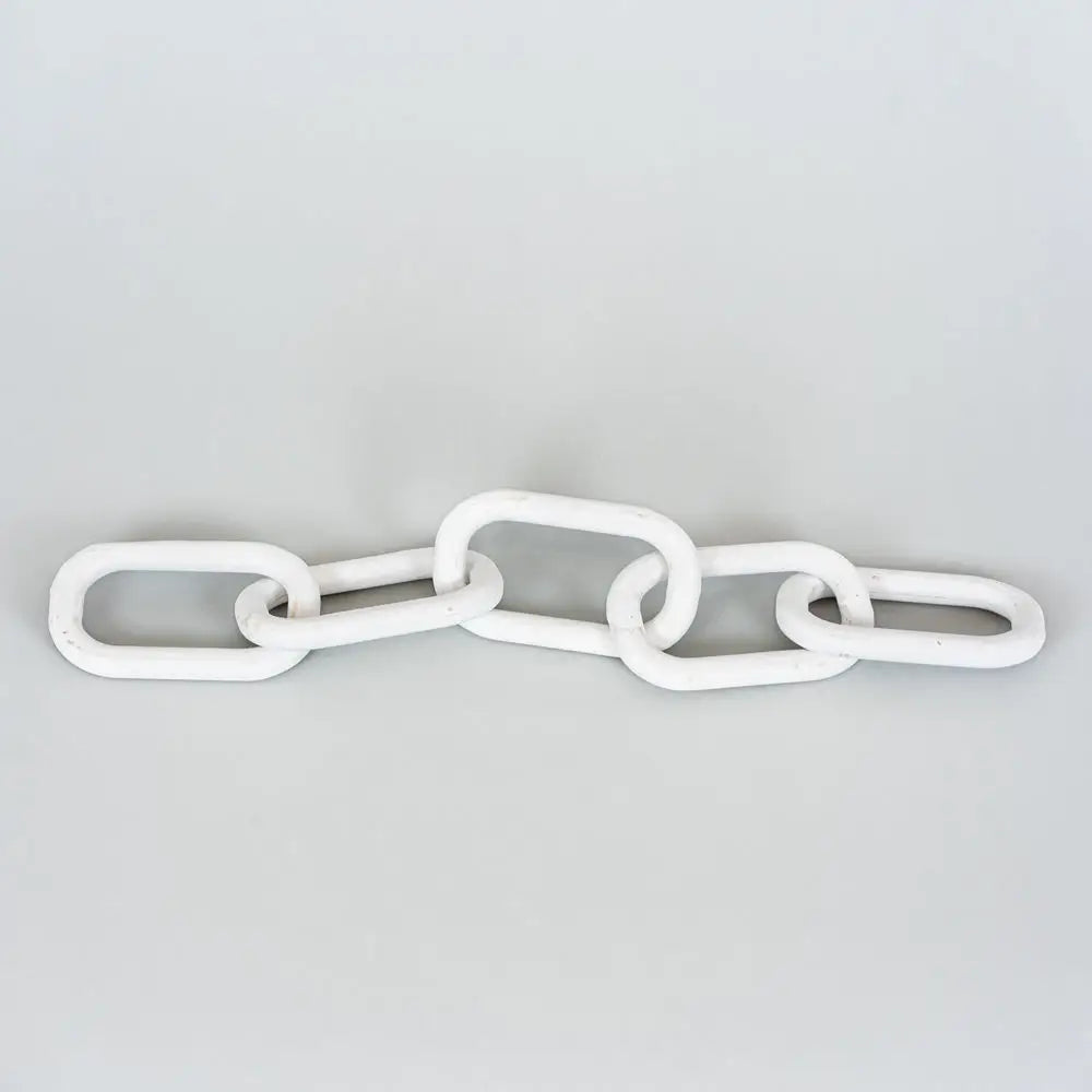 Wood Links - White