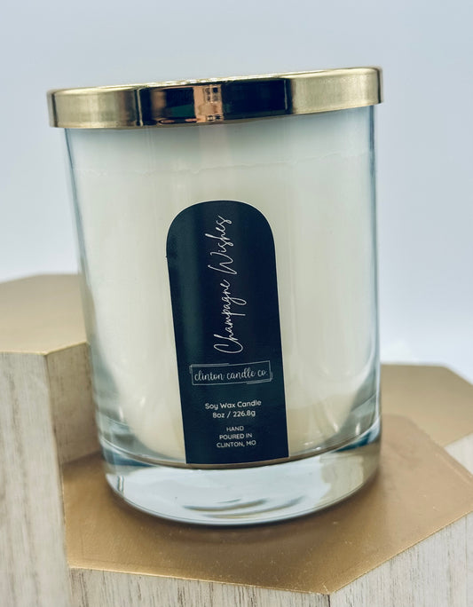 Champagne Wishes 8oz Candle