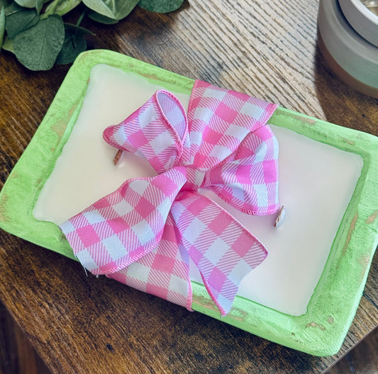 Green Dough Bowl Candle