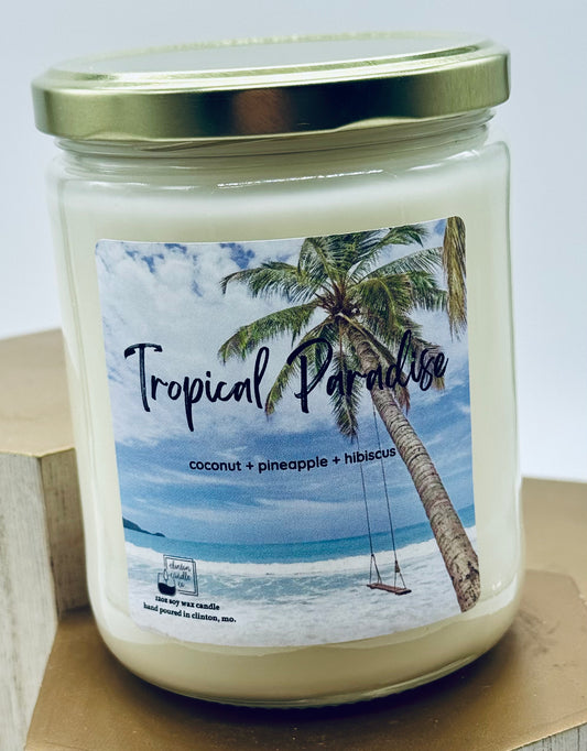 Tropical Paradise 12oz Candle