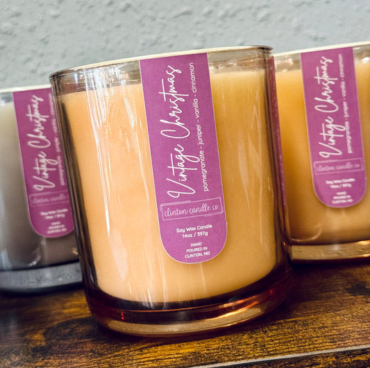 Vintage Christmas 14oz Candle