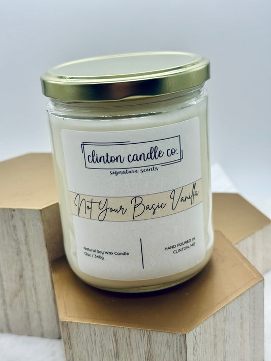 Not Your Basic Vanilla 12oz Candle