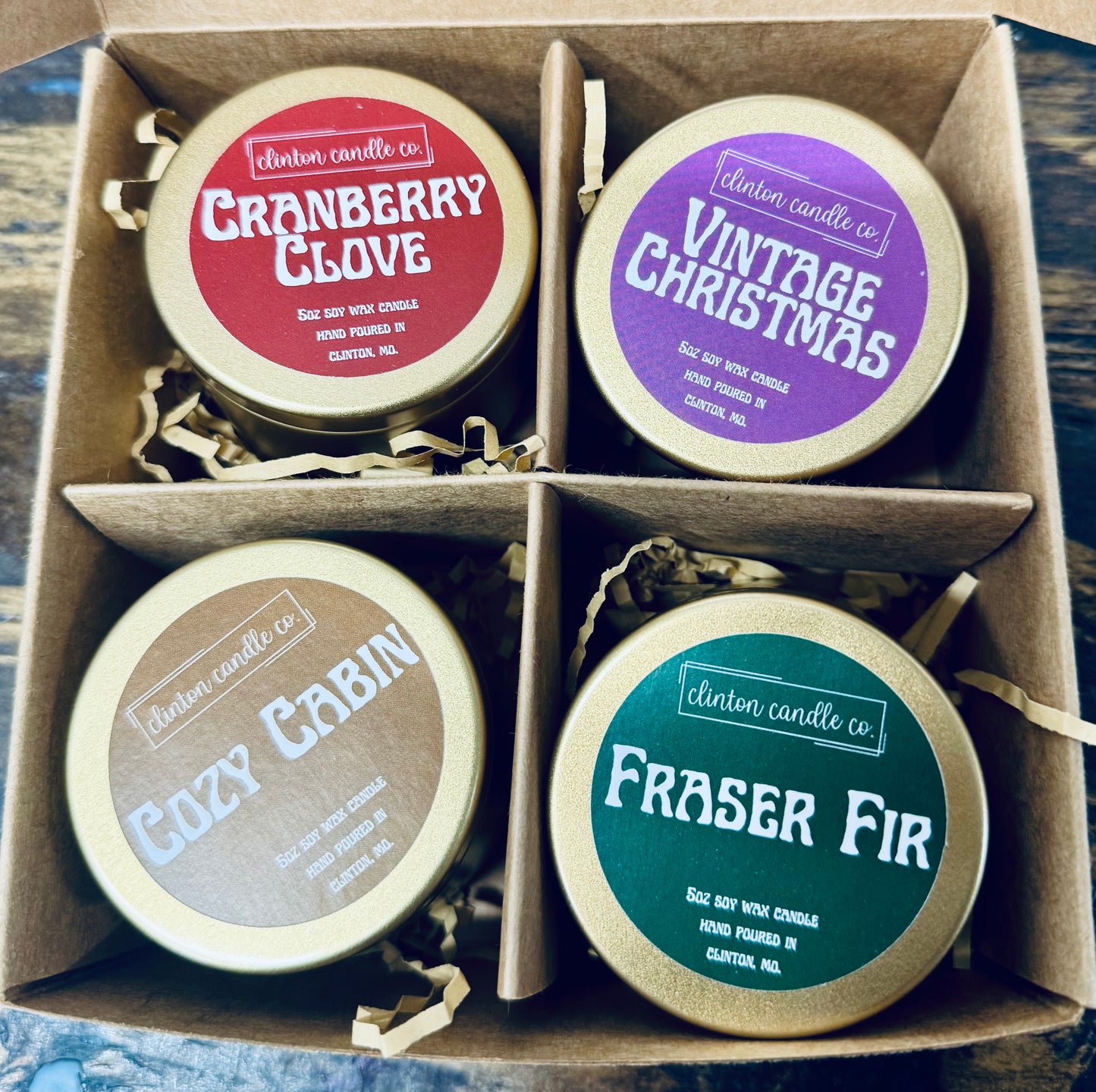 Holiday Candle Gift Box