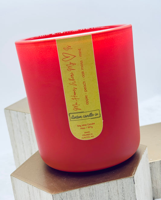 Ma Homes Where My ❤️ Is 14oz candle
