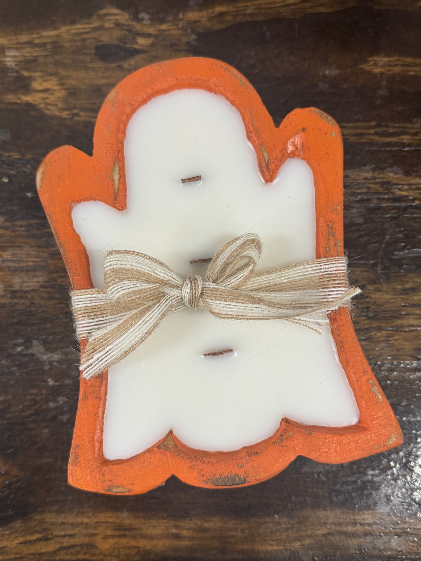 Ghost Dough Bowl Candle