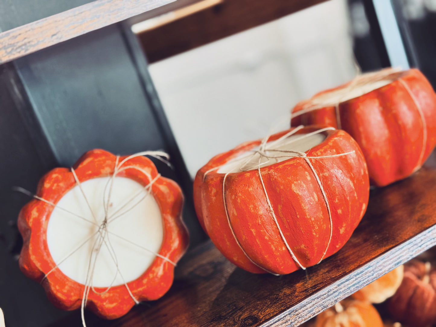 Orange Clay Pumpkin