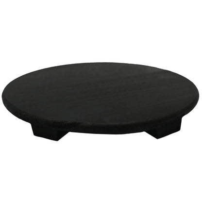 Black Wood Pedestal