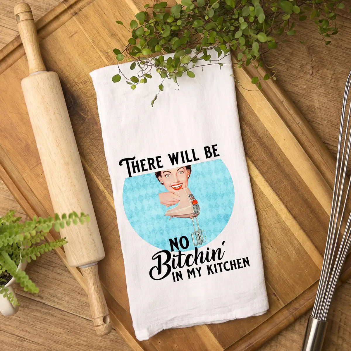 Cotton Tea Towel - Funny