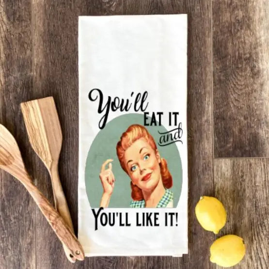 Cotton Tea Towel - Funny