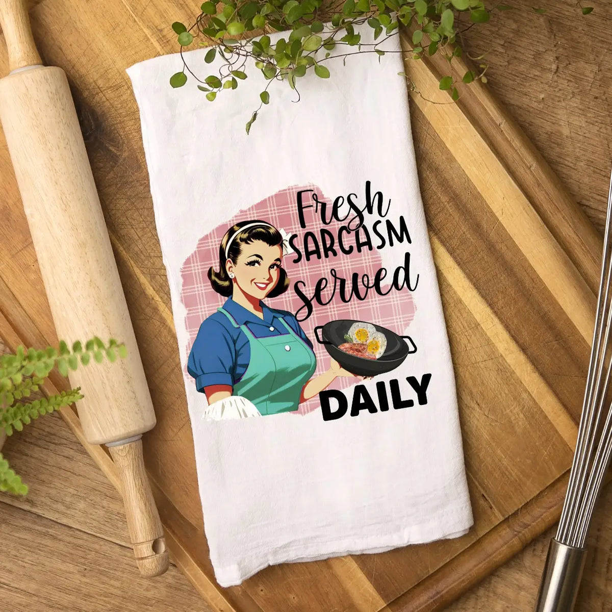 Cotton Tea Towel - Funny