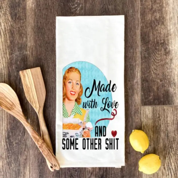 Cotton Tea Towel - Funny