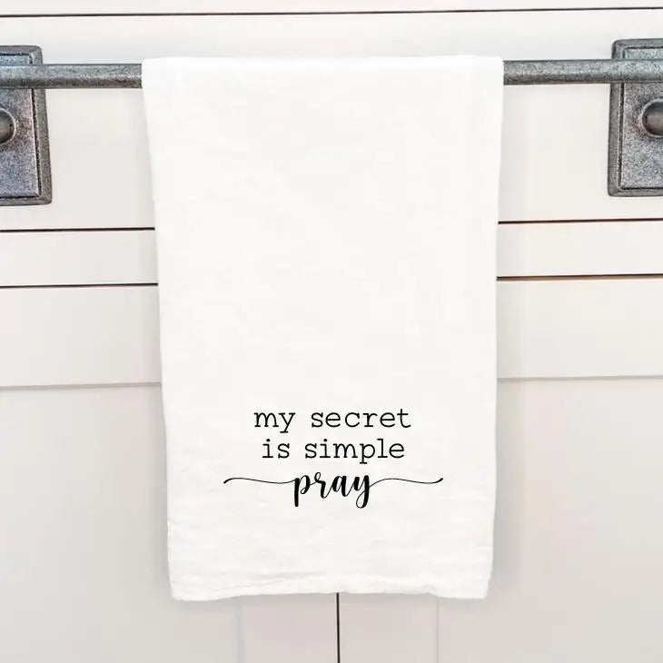 Cotton Tea Towel - My Secret Is Simple
